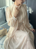 Etpee Chiffon Shirred Tie One Piece