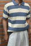 Olle Stripe Collar Knit