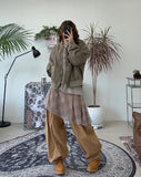 Sandy Deep Pintuck Balloon Pants