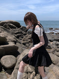 Pind Ribbon Balloon Pumpkin Mini Skirt