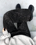 Dahi Leopard Print Balloon Over Fit Long Pants