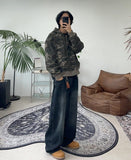 Hanoel Camo Hooded Zip-up