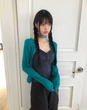 Rotan Lovely Ribbon Shirring Sleeveless Top