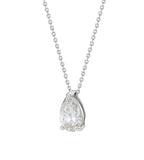 Essence Lab Diamond 14K(W) 1.0ct Fancy Pear Necklace