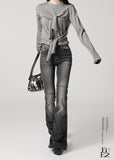 Fold cow denim