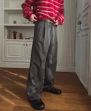 Elo One-Tuck Wide Slacks