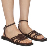 Sage strap sandals