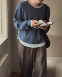 Rubins Layered Crop Knit