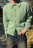 Rubin Cable Collar Cardigan