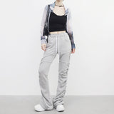 Zeo Tie-Dye See-Through Bolero Hood