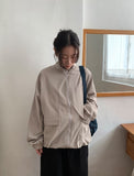 [unisex] PQ Check Collar Windbreaker Jumper