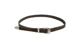 [premium] Tail chamois leather belt