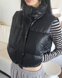 Arden Leather Vest Padded Vest