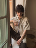 Hero Tweed Half Shirt