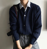 Cable Cardigan Round Ver