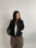 Skimbe Frill Hood Short Coat