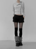 Basic Rib Long Knee Socks