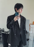 Lips Stripe Double Blazer Pants Set