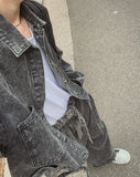 East Belted Denim Jacket