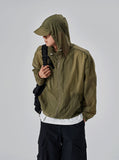 Bold cap windbreaker
