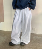 Maom Embroidered Banding Training Brushed Pants