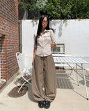 [MADE] Deku Pocket Roll-Up Button Collar Slim Fit Three Quarter Shirt