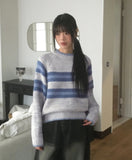 Haseul Bokashi Stripe Avant Knit