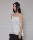 Layered Dot Ruffle Skirt