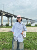 [unisex] Ayont Summer Over Short Sleeve Shirt