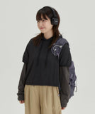 [BAONHAUS] Ritke Nylon Layered Hoodie