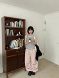 Leting Parachute Wide Cotton Pants