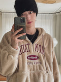 Hippy Fleece Half Zip Up Hoodie