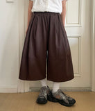 Rickett Keyring Pintuck Cotton Bermuda Pants