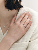 Essence Lab Diamond 14K Wishbone Eternity Ring