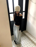 Ola Brushed Diagonal Wide Sweatpants