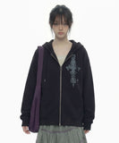 SIM CROSS Hood Zip-Up