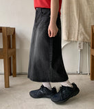 Torito Washing Denim Long Skirt