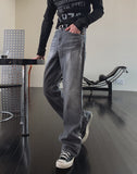 Kend Washed Bootcut Denim Pants