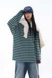 Leon stripe over long sleeve