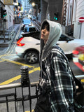 Western Check Hood Shirt