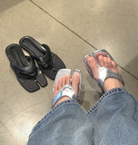 Tabi Glossy Flip-Flops Slippers Summer Holiday