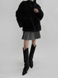 Premiere Oversized Fit Fur Cardigan