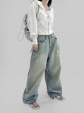 Mini Washing Wide Denim