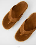 Suede Flip Flops