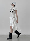 Retton Folding Unbalance Skirt