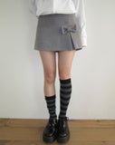 Leand Ribbon Mini Skirt