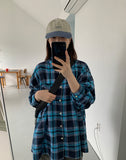 [unisex] Anda Color Check Over Shirt