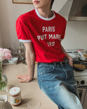 Marie 1789 Ringer Short Sleeve T-shirt