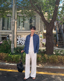 Kit Two-Pintuck Banding Slacks