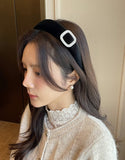 Schutia Velvet Square Cubic Hairband